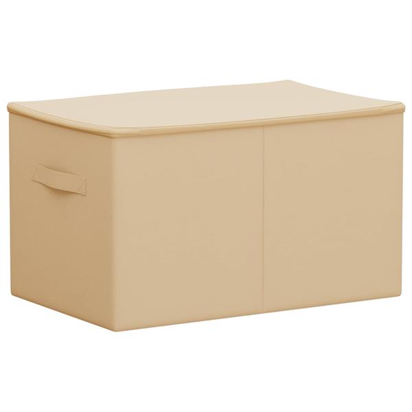 Grote foto vidaxl opbergbox 2 pcs cr mekleurig 60 x 43 x 35 cm nonwoven stof doe het zelf en verbouw materialen en producten