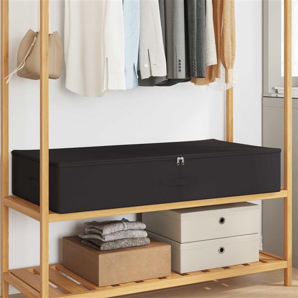Grote foto vidaxl opbergbox 6 pcs antracietkleurig 90 x 48 x 15 cm nonwoven stof doe het zelf en verbouw materialen en producten