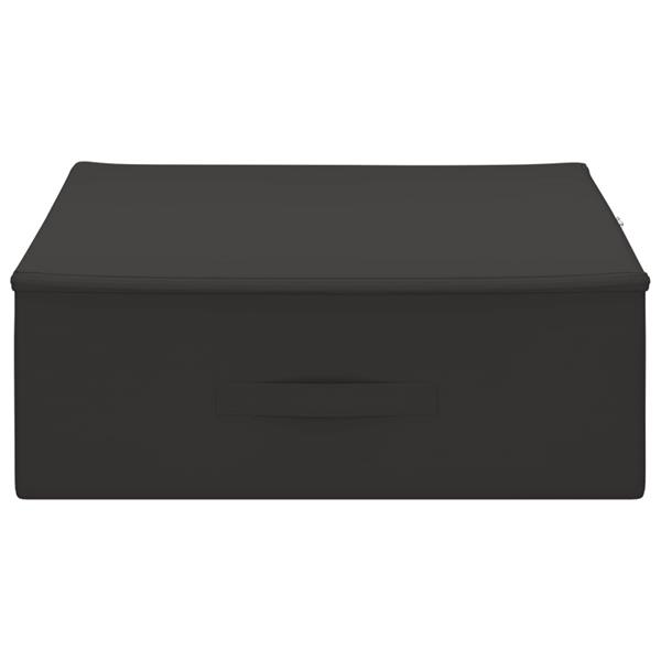 Grote foto vidaxl opbergbox 2 pcs antracietkleurig 90 x 48 x 15 cm nonwoven stof doe het zelf en verbouw materialen en producten