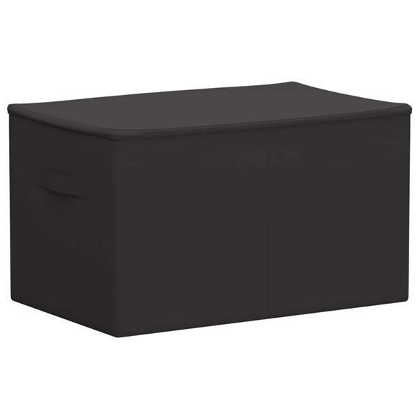 Grote foto vidaxl opbergbox 6 pcs antracietkleurig 60 x 43 x 35 cm nonwoven stof doe het zelf en verbouw materialen en producten