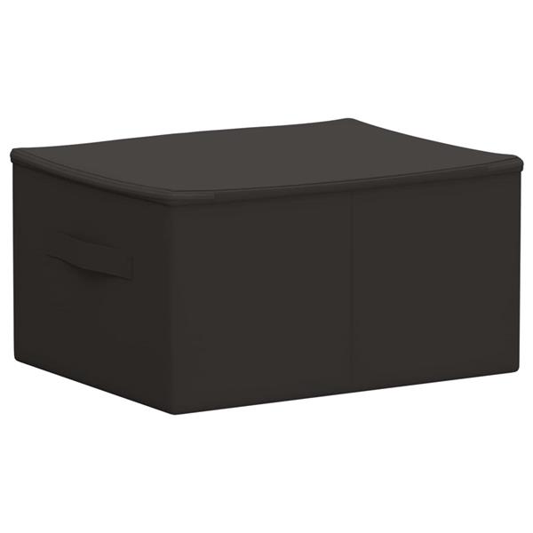 Grote foto vidaxl opbergbox 6 pcs antracietkleurig 43 x 34 x 23 cm nonwoven stof doe het zelf en verbouw materialen en producten