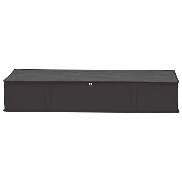 Grote foto vidaxl opbergdoos met transparant bovenraam 2 pcs antracietkleurig doe het zelf en verbouw materialen en producten