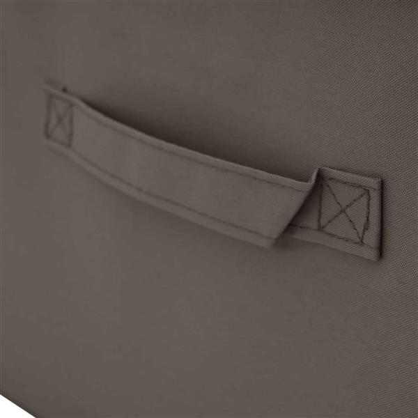 Grote foto vidaxl opbergbox 24 pcs grijs 50 x 30 x 25 cm nonwoven stof doe het zelf en verbouw materialen en producten