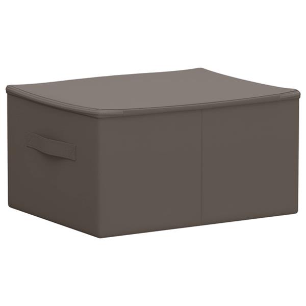 Grote foto vidaxl opbergbox grijs 43 x 34 x 23 cm nonwoven stof doe het zelf en verbouw materialen en producten