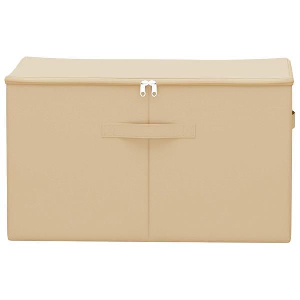 Grote foto vidaxl opbergbox 6 pcs cr mekleurig 60 x 43 x 35 cm nonwoven stof doe het zelf en verbouw materialen en producten
