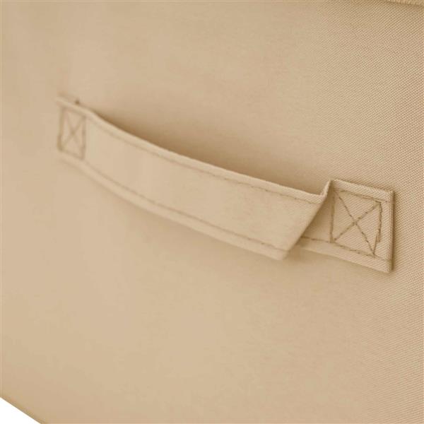 Grote foto vidaxl opbergbox 2 pcs cr mekleurig 60 x 43 x 35 cm nonwoven stof doe het zelf en verbouw materialen en producten