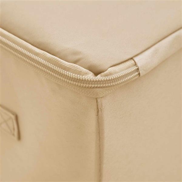 Grote foto vidaxl opbergbox 2 pcs cr mekleurig 60 x 43 x 35 cm nonwoven stof doe het zelf en verbouw materialen en producten