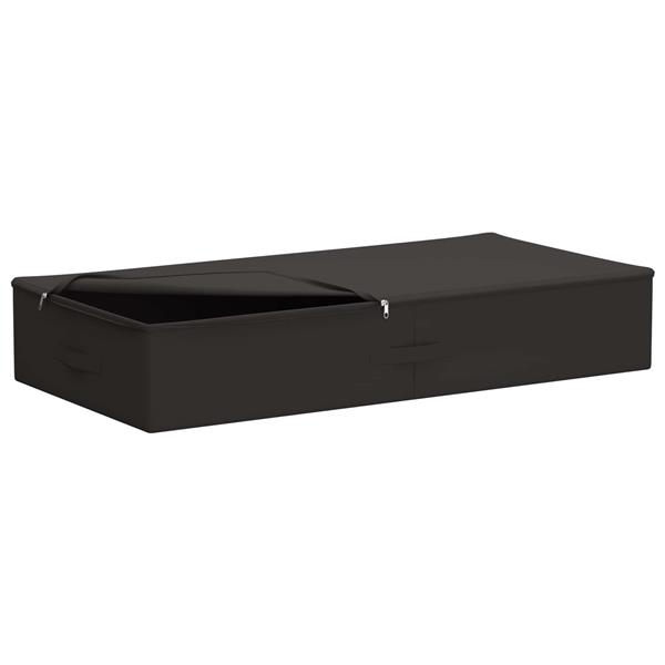 Grote foto vidaxl opbergbox antracietkleurig 100 x 50 x 18 cm nonwoven stof doe het zelf en verbouw materialen en producten