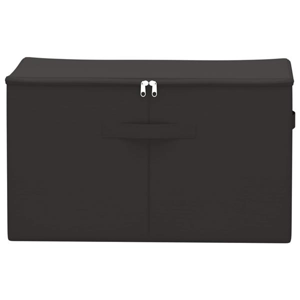 Grote foto vidaxl opbergbox 6 pcs antracietkleurig 60 x 43 x 35 cm nonwoven stof doe het zelf en verbouw materialen en producten