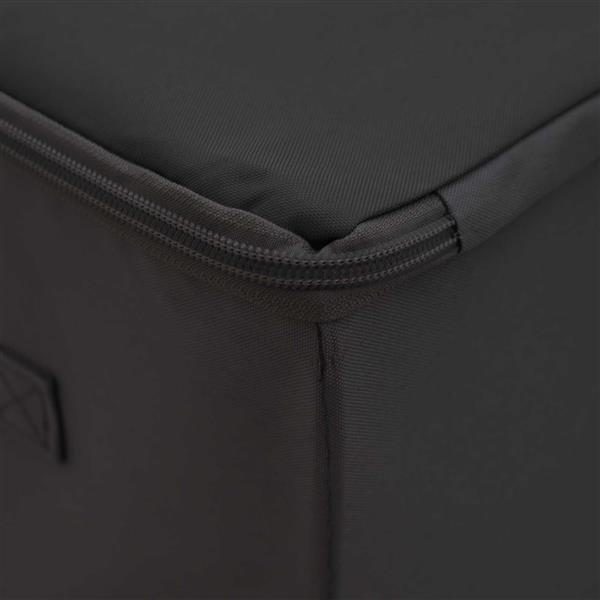 Grote foto vidaxl opbergbox 2 pcs antracietkleurig 60 x 43 x 35 cm nonwoven stof doe het zelf en verbouw materialen en producten