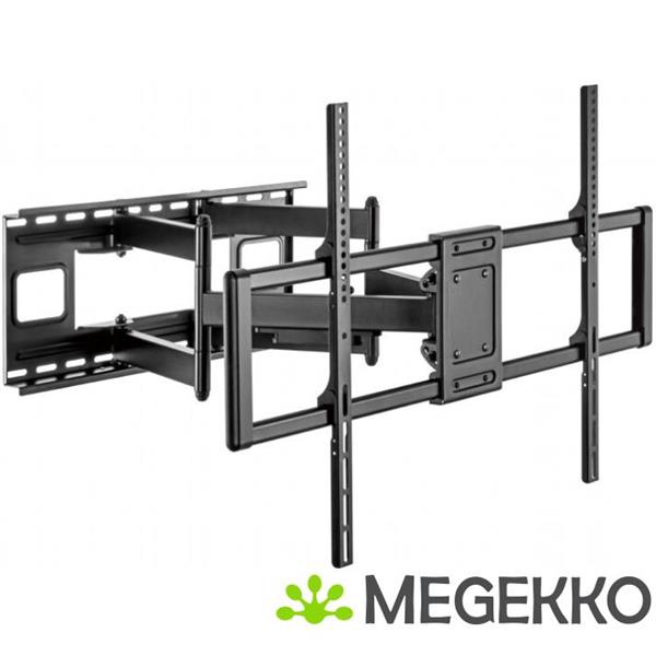 Grote foto gembird wm 120st 01 tv bevestiging 3 05 m 120 zwart computers en software overige computers en software