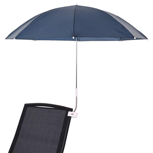 Grote foto vidaxl parasol met klem 2 pcs marineblauw 105 x 86 cm 170t polyester tuin en terras overige tuin en terras