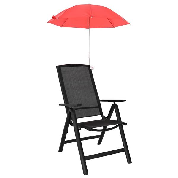 Grote foto vidaxl parasol met klem 2 pcs vuursteenrood 105 x 86 cm tuin en terras overige tuin en terras