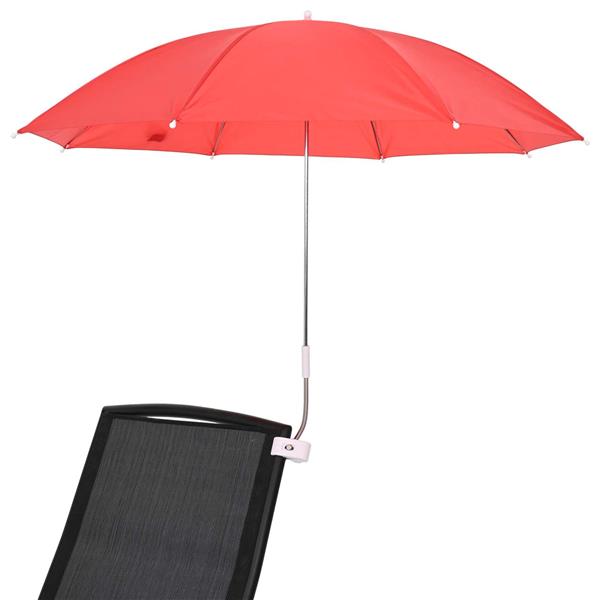 Grote foto vidaxl parasol met klem 2 pcs vuursteenrood 105 x 86 cm tuin en terras overige tuin en terras