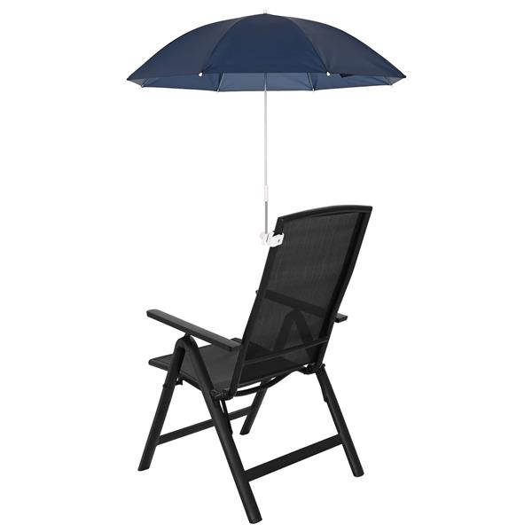 Grote foto vidaxl parasol met klem 2 pcs marineblauw 105 x 86 cm 170t polyester tuin en terras overige tuin en terras