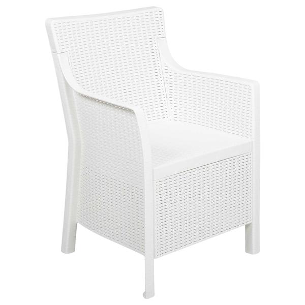 Grote foto vidaxl fauteuil wit pp tuin en terras tuinmeubelen