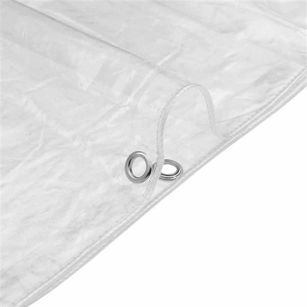 Grote foto vidaxl zeildoek 350 gsm doorzichtig 6 x 1 5 m pvc doe het zelf en verbouw materialen en producten