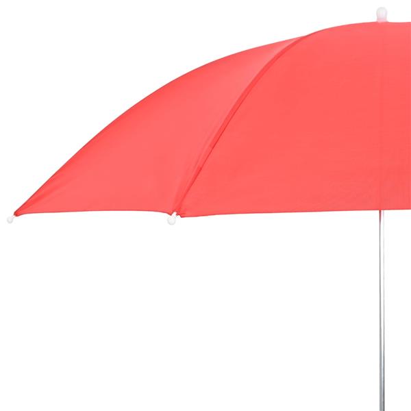 Grote foto vidaxl parasol met klem 2 pcs vuursteenrood 105 x 86 cm tuin en terras overige tuin en terras