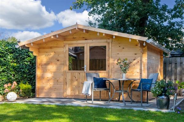 Grote foto blokhut tuinhuis murcia 34 mm vuren. tuin en terras tuinhuisjes en blokhutten