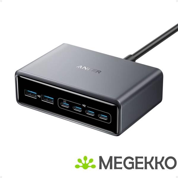 Grote foto anker prime 6 in 1 snellader 200w 4c 2a zwart computers en software overige
