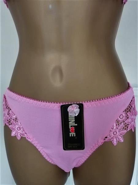 Grote foto chique fuchsia donkerroze bh met slip d cups kleding dames ondergoed en lingerie
