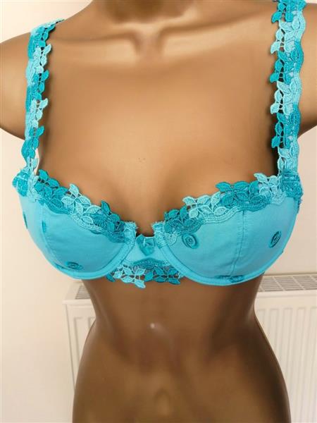 Grote foto chique turquoise bh simone perele 70a kleding dames ondergoed en lingerie merkkleding