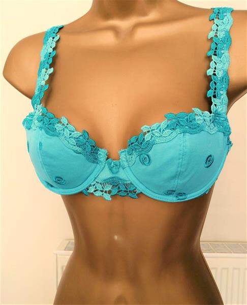 Grote foto chique turquoise bh simone perele 70a kleding dames ondergoed en lingerie merkkleding