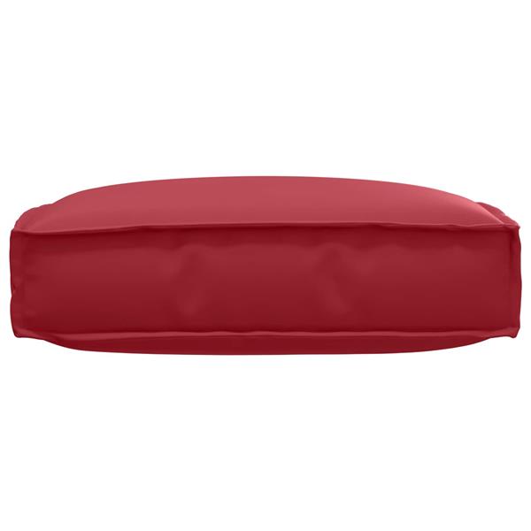 Grote foto vidaxl kussen wijnrood 60 x 60 x 12 cm oxford stof huis en inrichting woningdecoratie