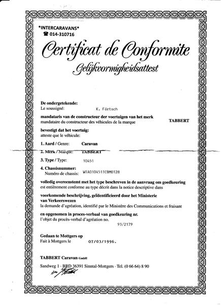 Grote foto caravan tabbert comtesse 450 caravans en kamperen caravans