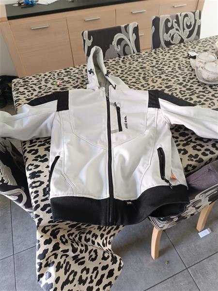 Grote foto bescherm jas fietsen en brommers kleding