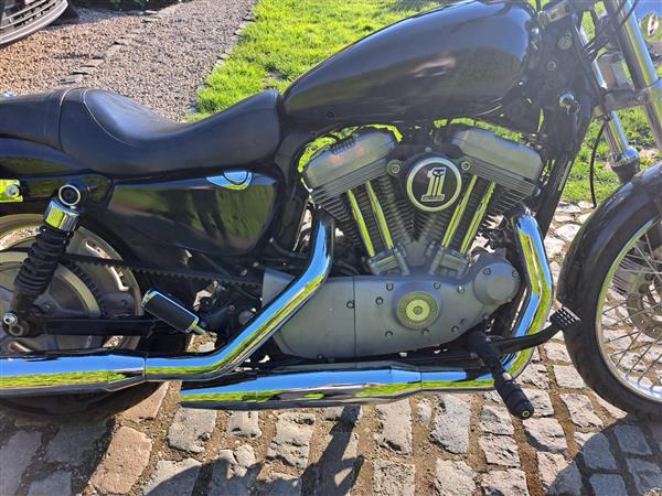 Grote foto harley davidson sportster 883 motoren harley davidson