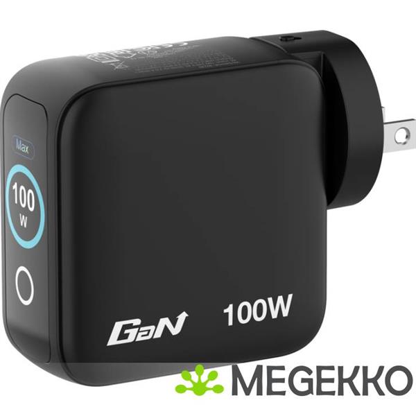 Grote foto verbatim mini gan oplader 100w met display computers en software overige