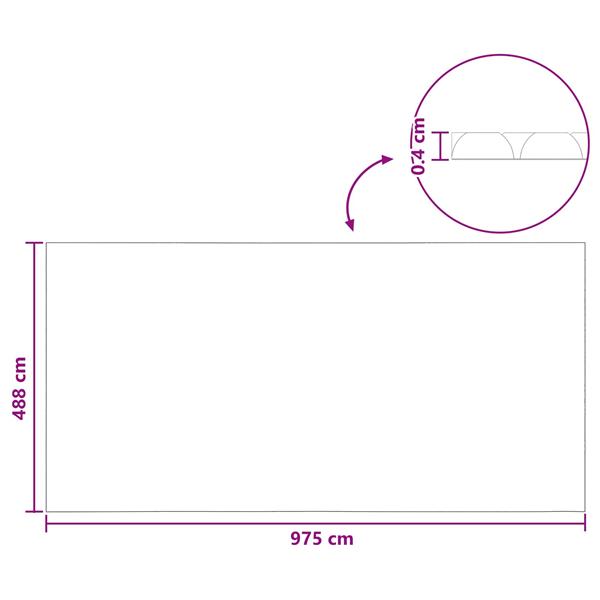 Grote foto vidaxl zonne energie zwembad deken zware kwaliteit 975 x 488 cm 200 m tuin en terras zwembaden toebehoren