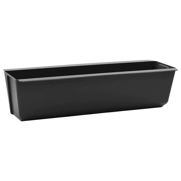 Grote foto vidaxl bloembakken voor euro pallets 24 pcs zwart 36 x 13 5 x 9 5 cm tuin en terras overige tuin en terras
