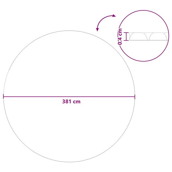 Grote foto vidaxl solar afdekzeil voor zwembad zware kwaliteit zwart pe tuin en terras zwembaden toebehoren