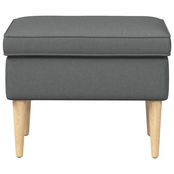 Grote foto vidaxl voetenbank donkergrijs 55 x 35 x 41 cm huis en inrichting stoelen