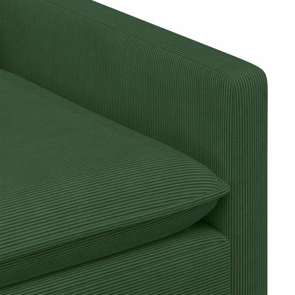 Grote foto vidaxl bank jungle groen 76 x 81 x 87 5 cm stof huis en inrichting bankstellen