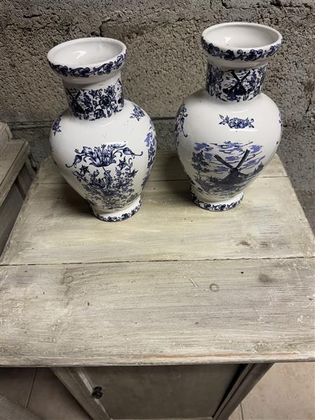 Grote foto delfts blauw stijl huis en inrichting woningdecoratie