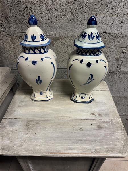 Grote foto delfts blauw stijl huis en inrichting woningdecoratie