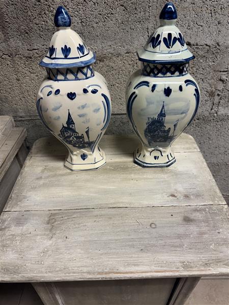 Grote foto delfts blauw stijl huis en inrichting woningdecoratie