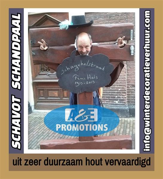 Grote foto kanon rekwisiet verhuur schandpaal middeleeuws diversen overige