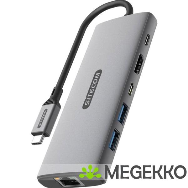 Grote foto sitecom 6 in 1 usb c power delivery gen2 multiport adapter computers en software overige computers en software