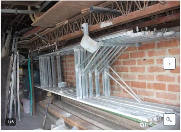 Grote foto stelling 13verticale steigers galva 400hgtx80cm doe het zelf en verbouw steigers