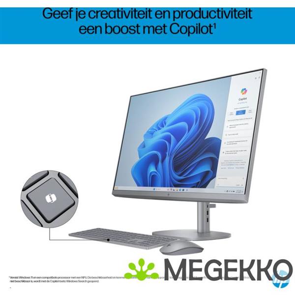 Grote foto hp omnistudio x 27 cs0016nd 27 intel core ultra 5 all in one pc computers en software overige computers en software