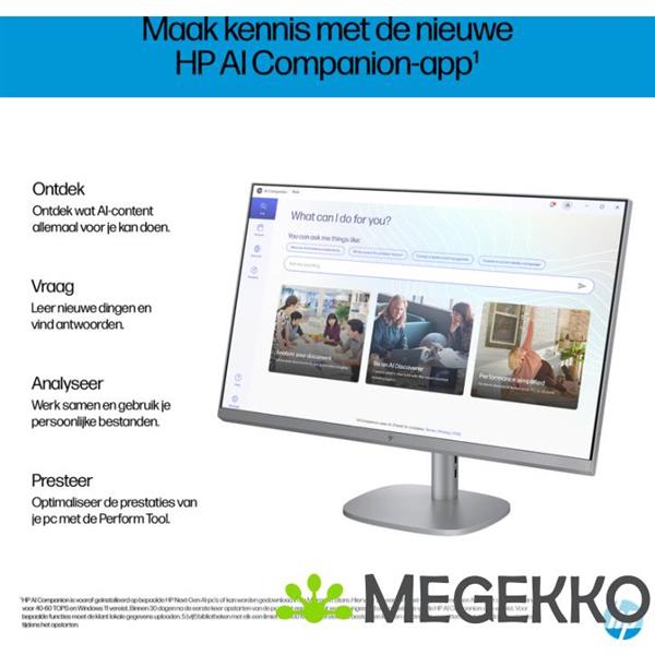 Grote foto hp omnistudio x 27 cs0016nd 27 intel core ultra 5 all in one pc computers en software overige computers en software