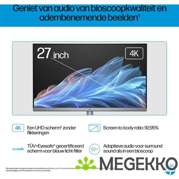 Grote foto hp omnistudio x 27 cs0016nd 27 intel core ultra 5 all in one pc computers en software overige computers en software