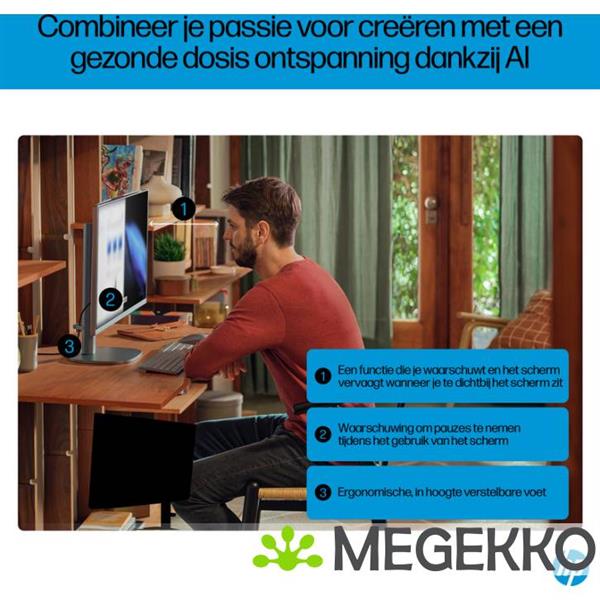 Grote foto hp omnistudio x 27 cs0016nd 27 intel core ultra 5 all in one pc computers en software overige computers en software