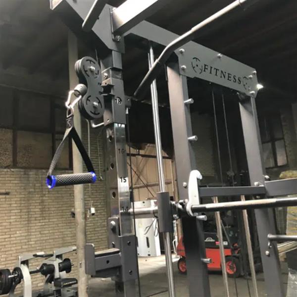Grote foto gymfit multi functionele smith machine incl. gewichtenblok sport en fitness fitness