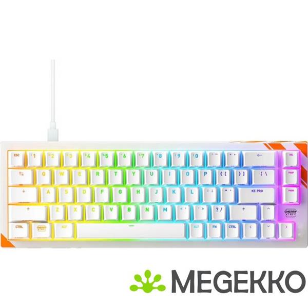 Grote foto cherry xtrfy k5 pro 65 wit tmr gaming toetsenbord computers en software toetsenborden