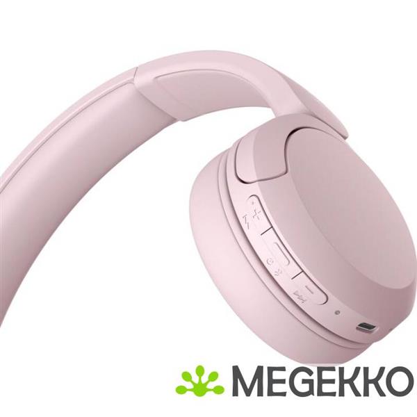 Grote foto sony whch520p draadloos roze hoofdtelefoon audio tv en foto koptelefoons